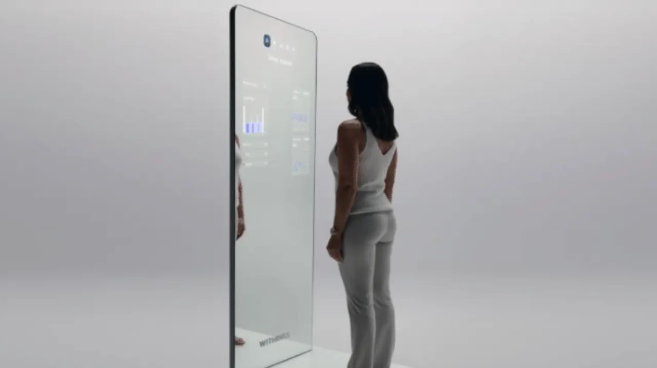 This AI-powered mirror unveiled at CES tracks weight, blood pressure, sleep and more