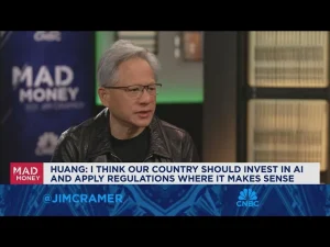 Nvidia CEO Huang: Our country should invest in AI and apply regulations where it makes sense