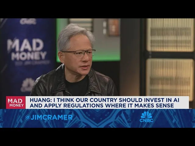 Nvidia CEO Huang: Our country should invest in AI and apply regulations where it makes sense