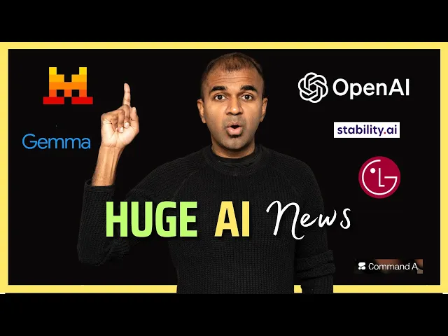 Top AI News: Mistral, OpenAI, LG, Gemma, 3D Model and more!