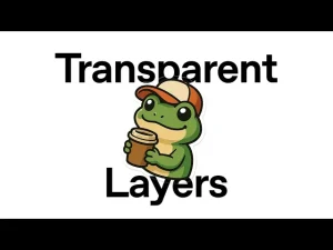 Transparent Layers with 4o Image Generation