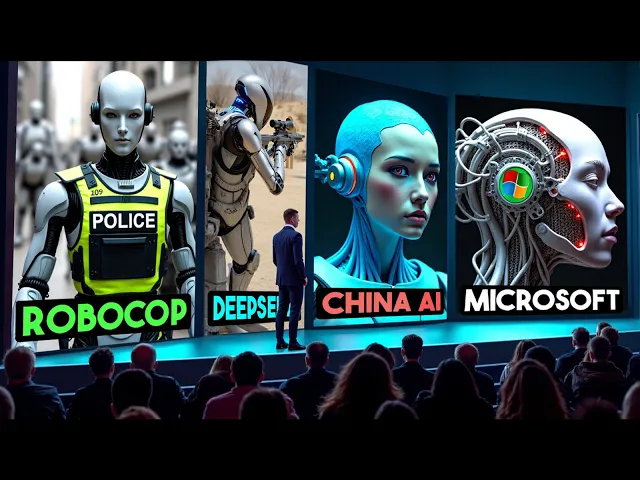 AI Got SCARY: RoboCOP, AI Police, China’s Killer AI, Microsoft 2B4T, DeepSeek… (April News)