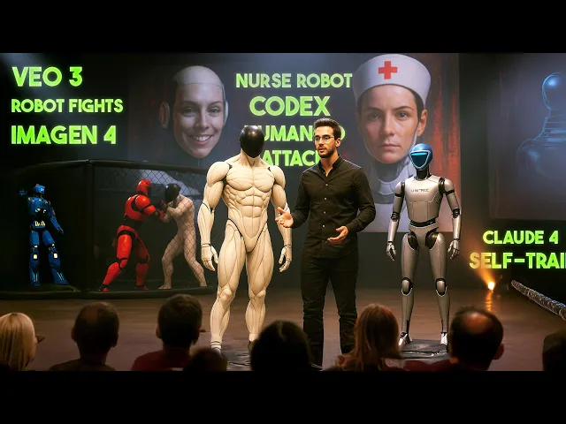 SHOCKING AI That Stunned the World This Month: AI Robot Fights, Nurse Bot, Codex Agent, Veo 3…