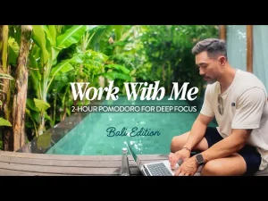 Work With Me (2 Hours) For Deep Focus with Chill Music
