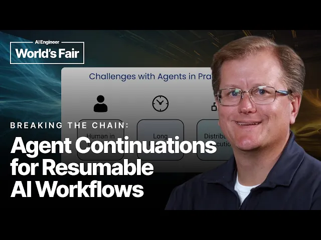 Breaking the Chain: Agent Continuations for Resumable AI Workflows