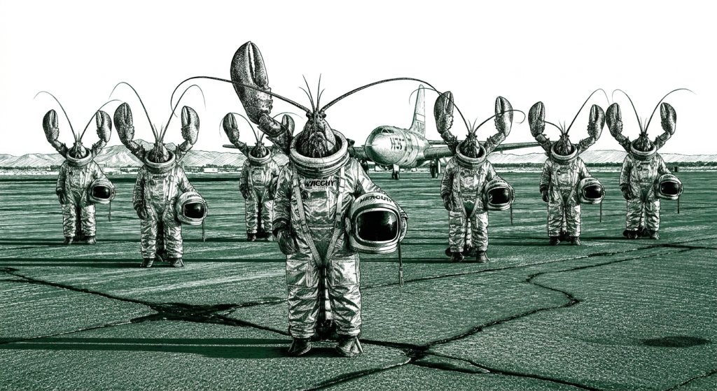 The Right Stuff as lobsters
